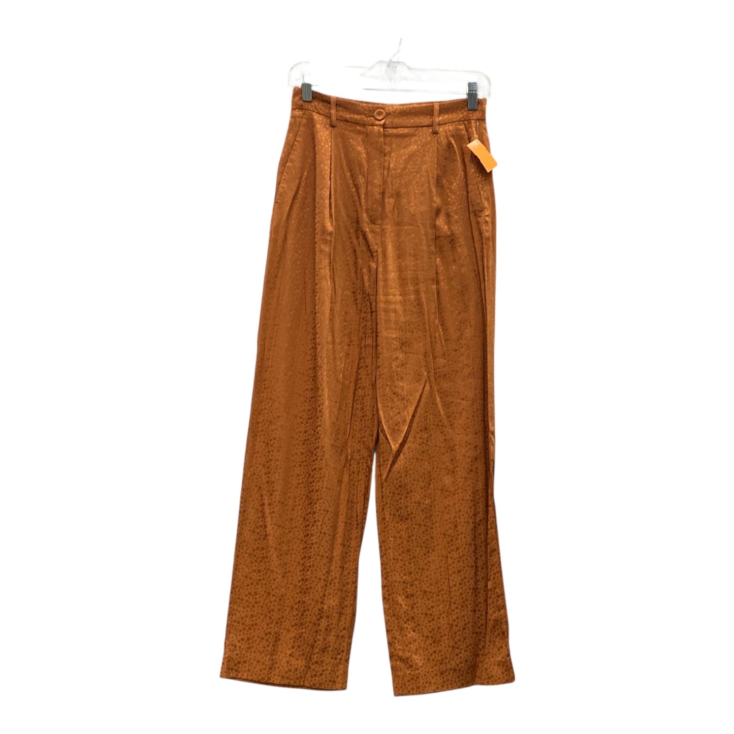 Pants Wide Leg By Mango In Orange, Size:4