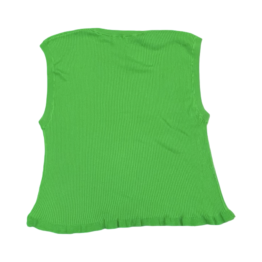 Top Sleeveless By J. Crew In Green, Size:Xl