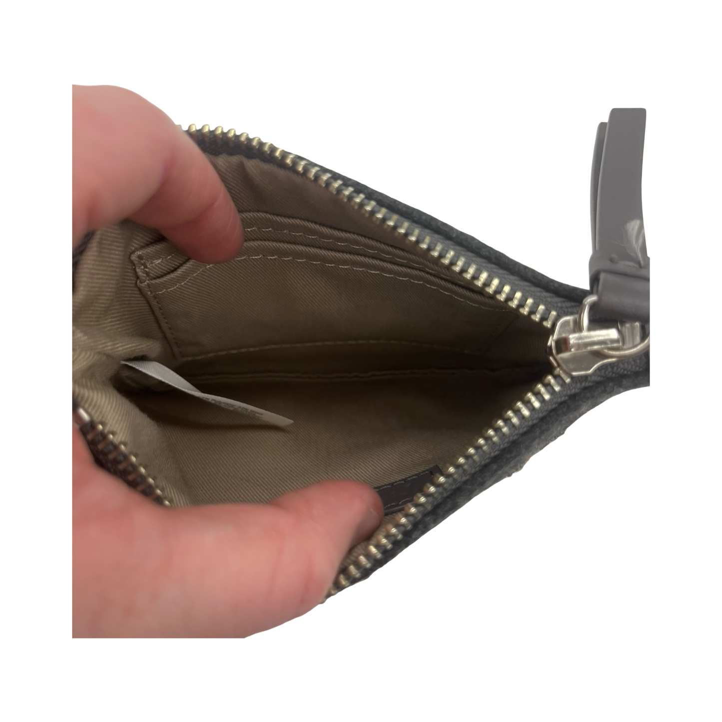 Coin Purse By Talbots In Grey, Size:Small