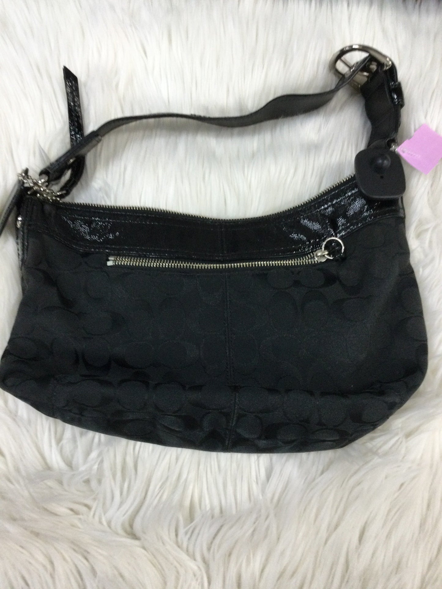 Handbag Designer By Coach In Black, Size:Medium