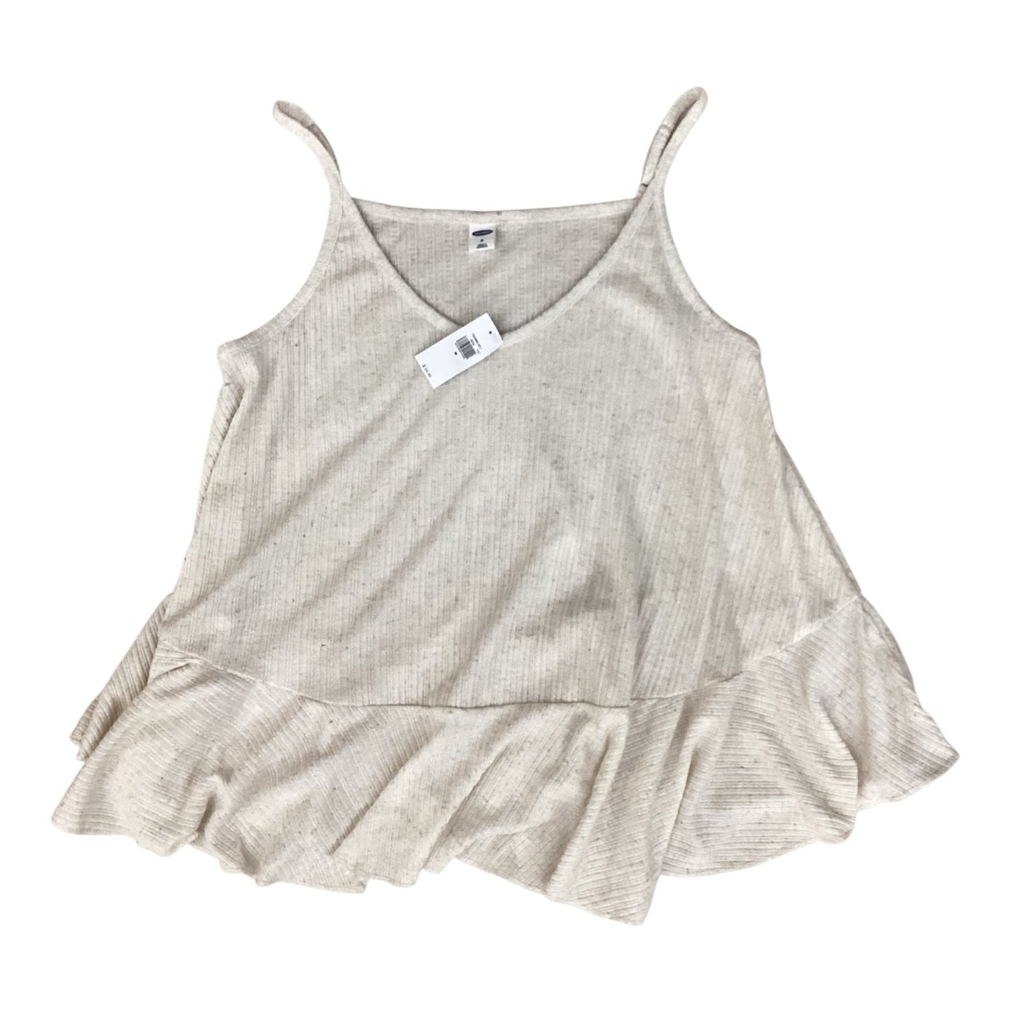 Top Sleeveless By Old Navy In Tan, Size:M