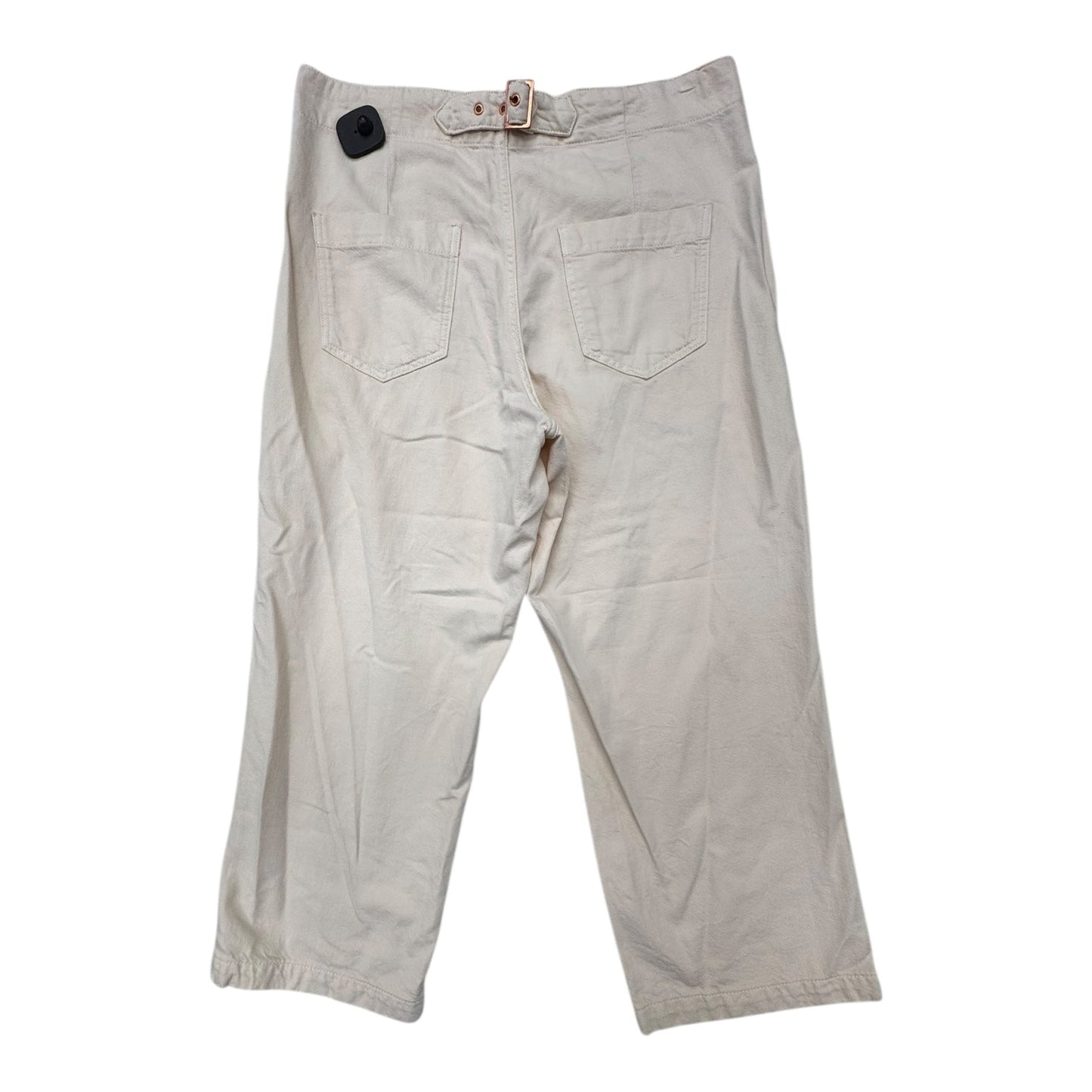 Pants Wide Leg By Pilcro In Cream, Size:14