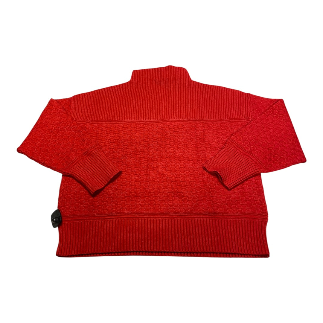 Sweater By Ann Taylor In Red, Size:Xl
