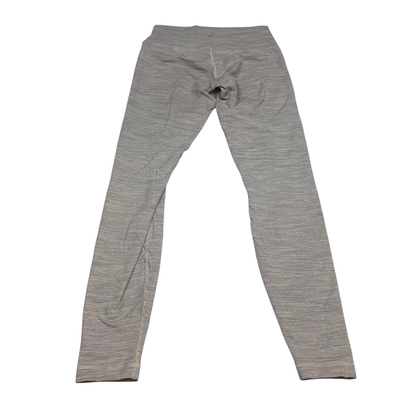 Athletic Leggings Designer By Lululemon In Cream & Purple, Size:M