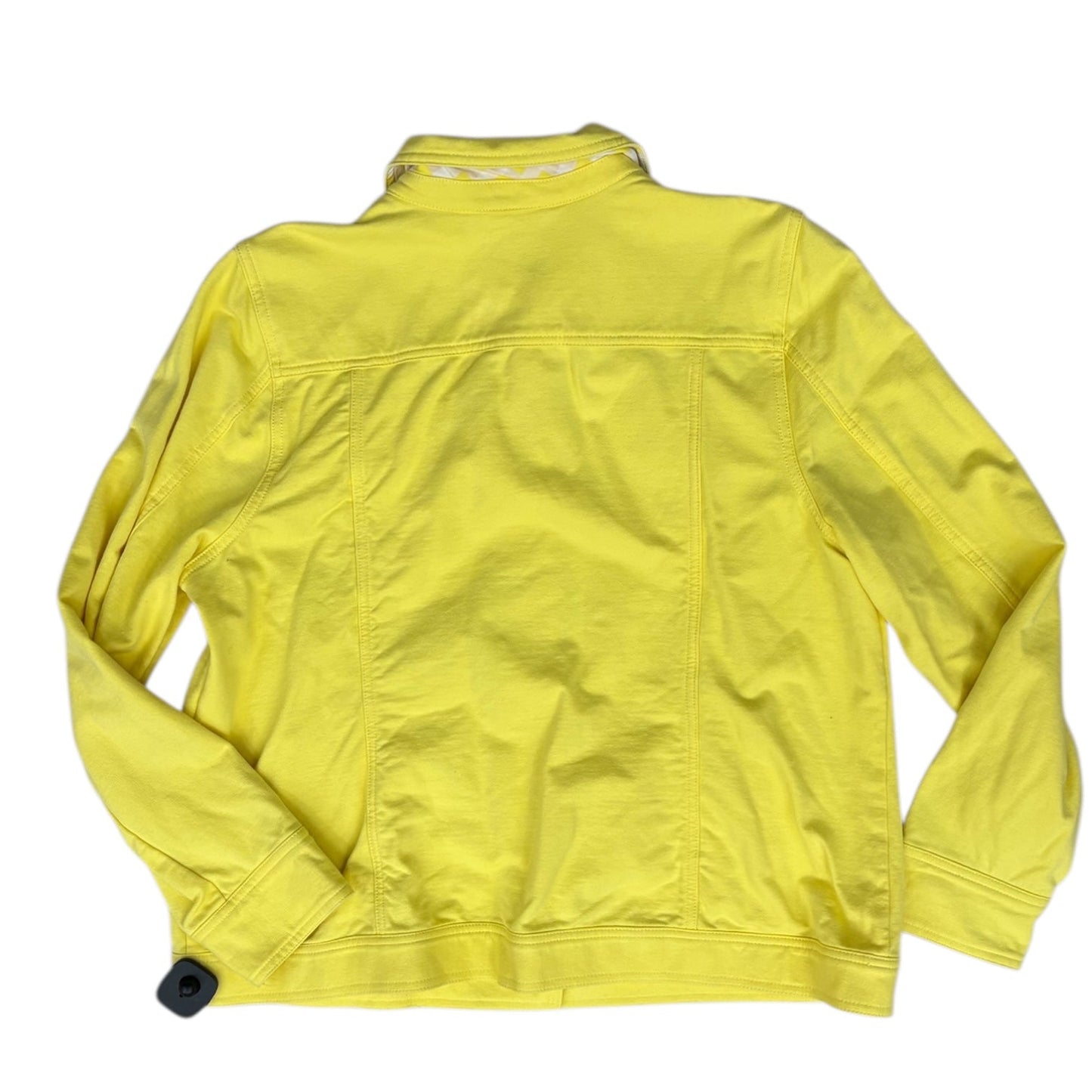 Jacket Other By Isaac Mizrahi Live Qvc In Yellow, Size:Xl