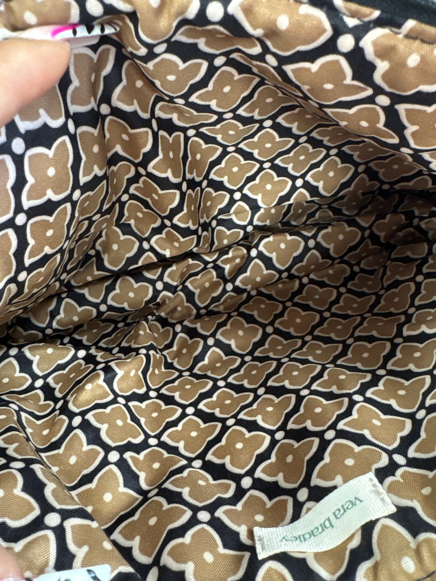 Clutch By Vera Bradley In Black, Size:Medium