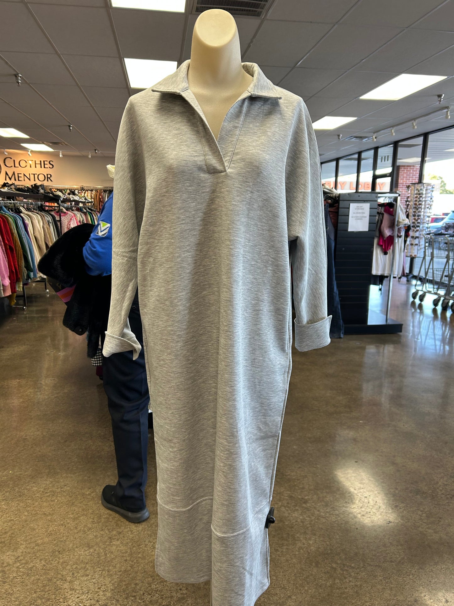 Dress Casual Maxi By Clothes Mentor In Grey, Size:S