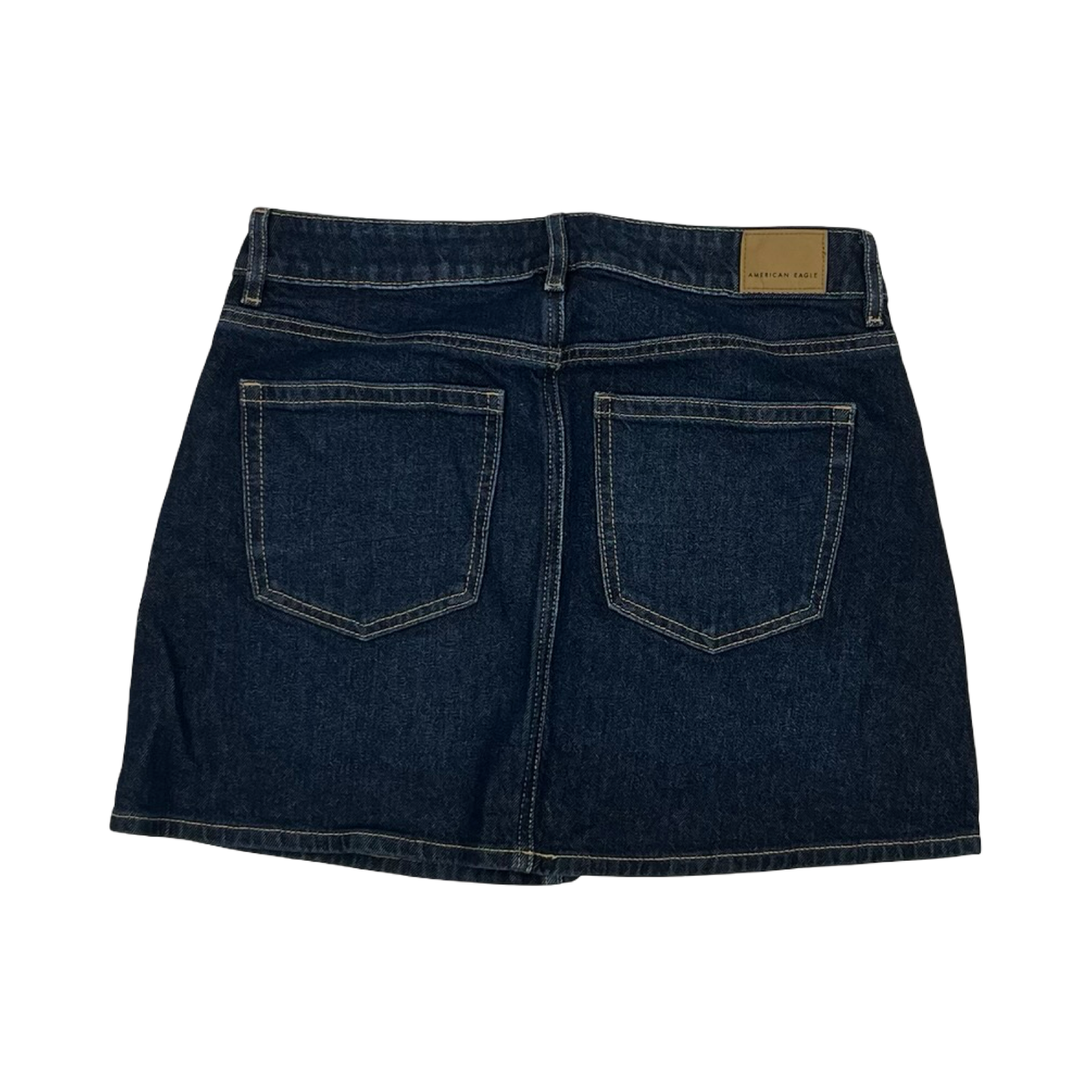 Skirt Mini & Short By American Eagle In Blue Denim, Size:4