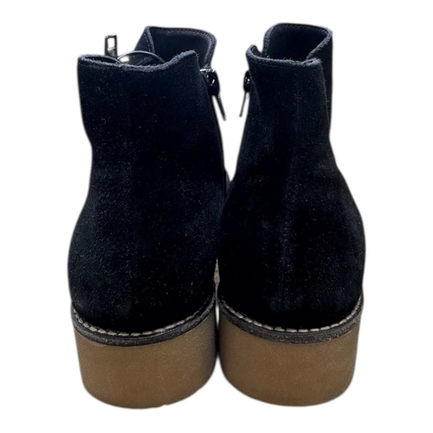 Boots Ankle Flats By Vaneli In Black, Size:8