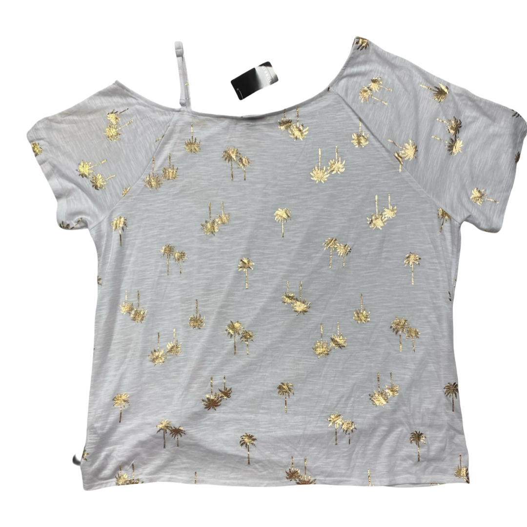 Top Ss By Torrid In Gold & White, Size:3X
