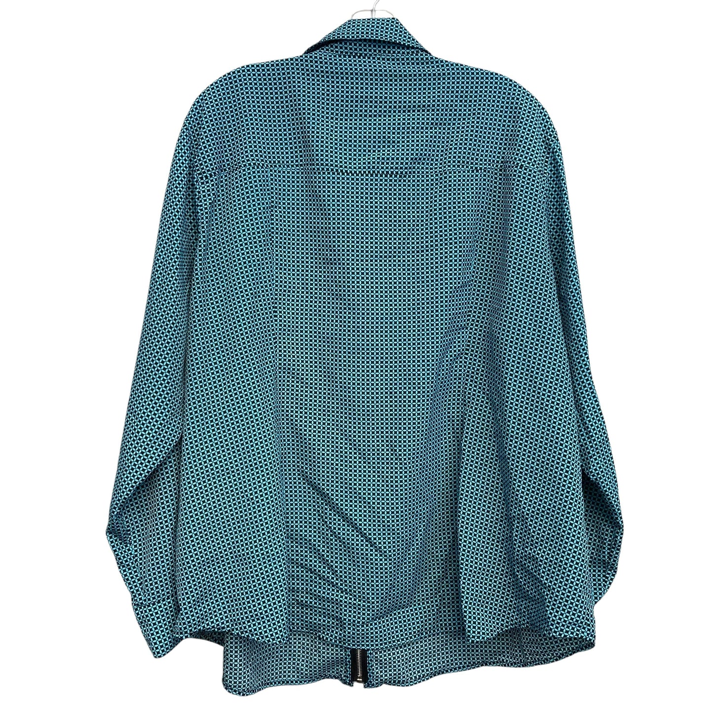 Top Ls Designer By Michael Kors In Black & Blue, Size:3X