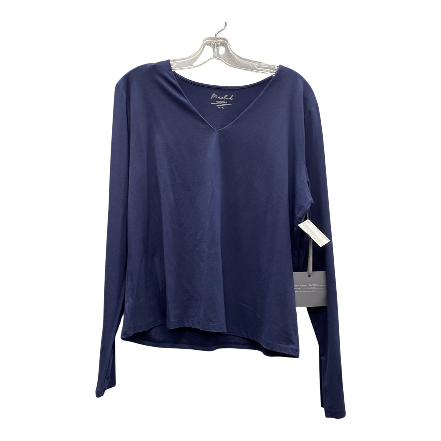 Top Ls By Marled In Blue, Size:Xl