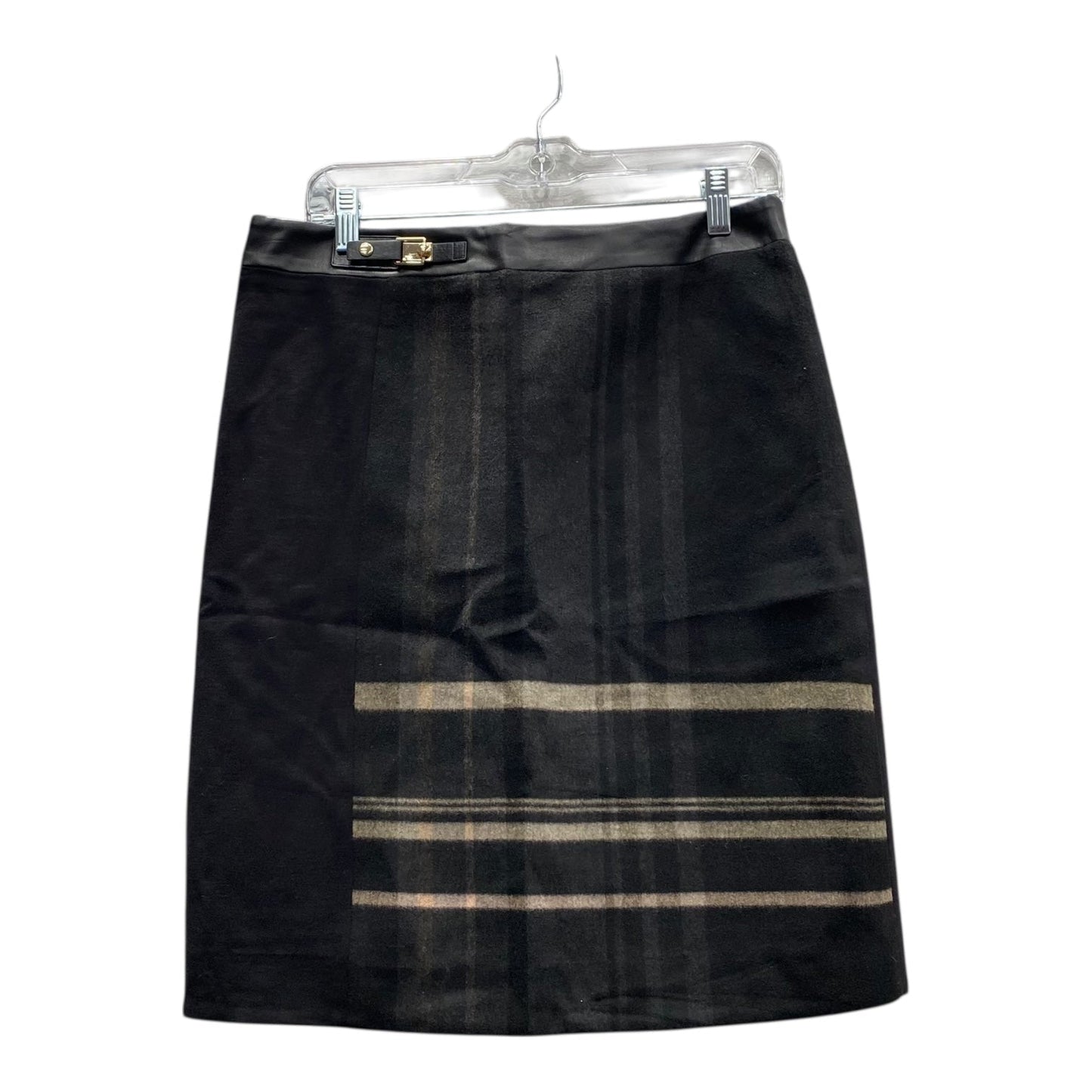 Skirt Mini & Short By T Tahari In Black & Tan, Size:10