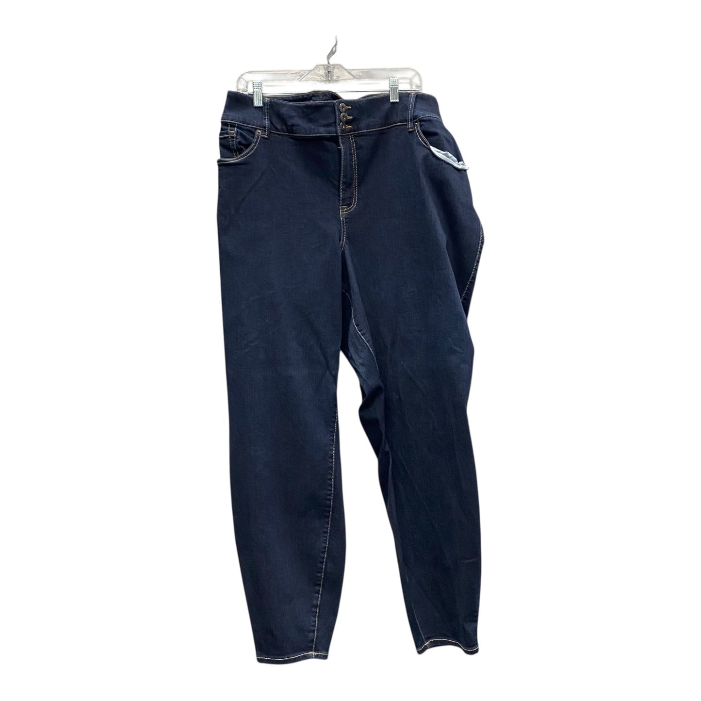 Jeans Skinny By Torrid In Blue, Size:30