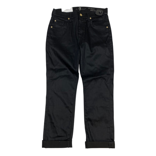Jeans Designer By 7 For All Mankind In Black, Size:2