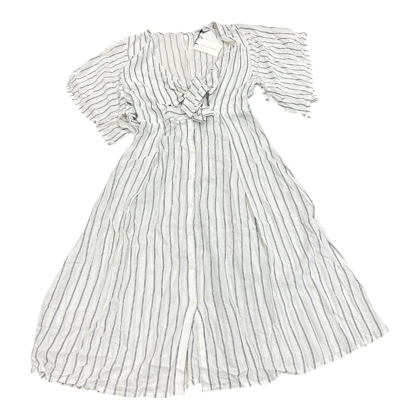 Dress Casual Midi By Faithfull The Brand In Striped Pattern, Size:S
