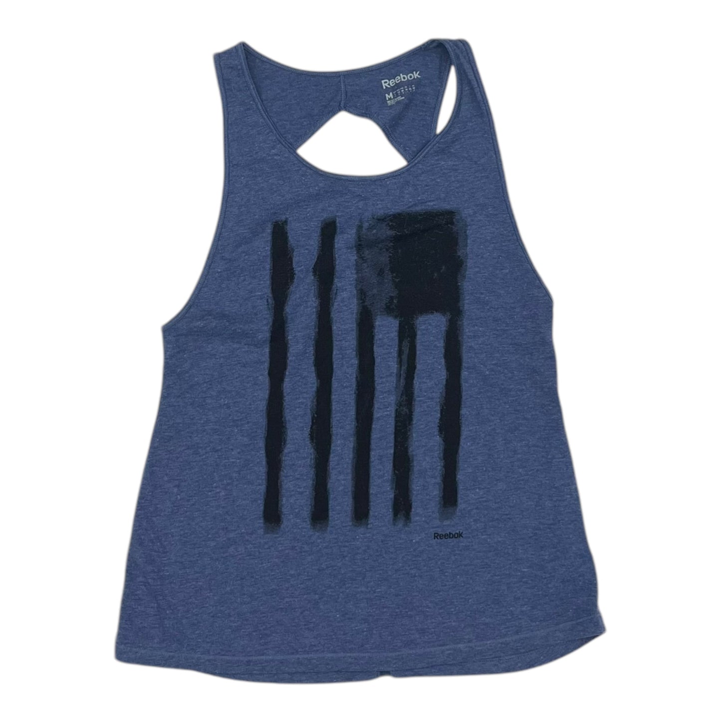 Athletic Tank Top By Reebok In Blue, Size:M