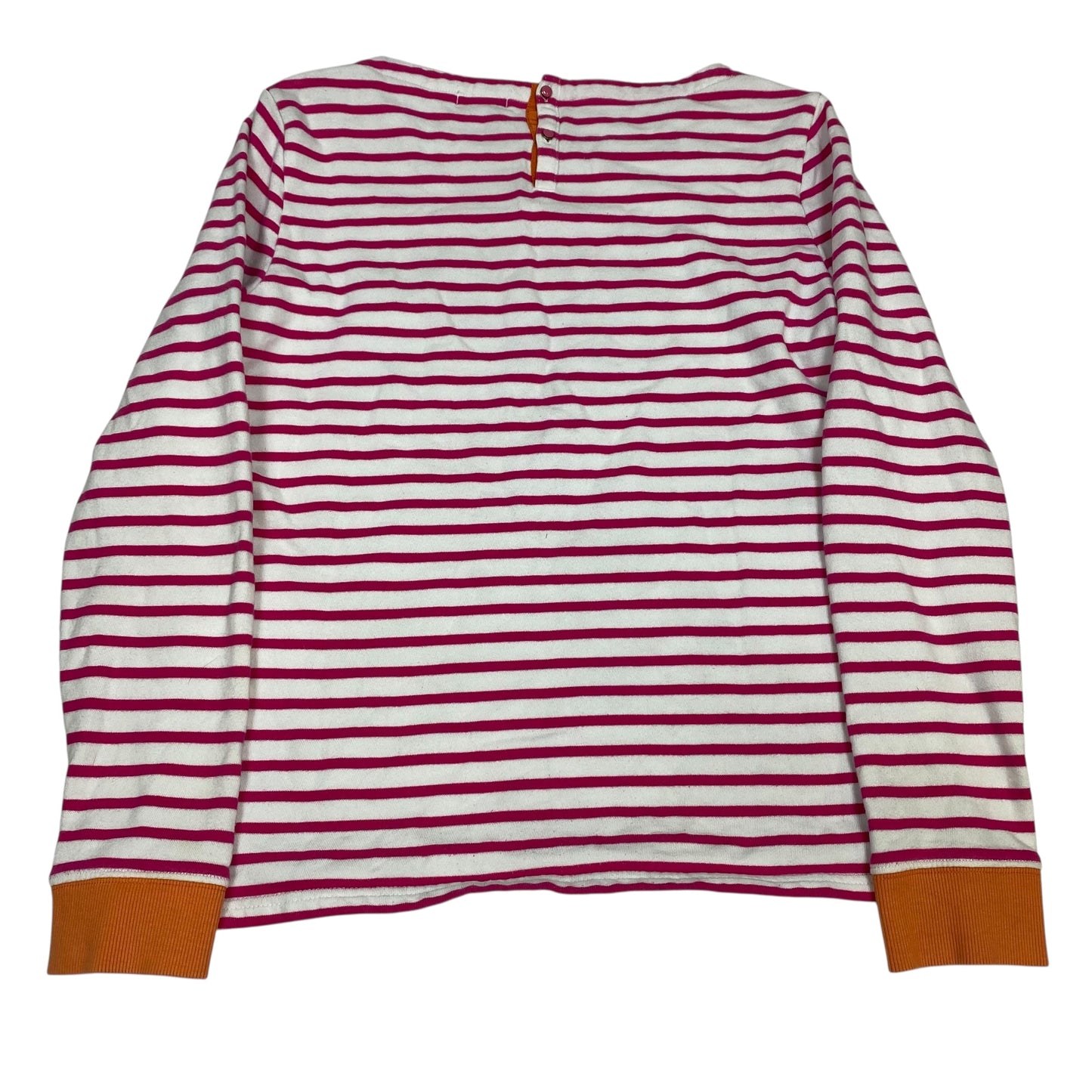 Top Ls Designer By Vineyard Vines In Pink & White, Size:M