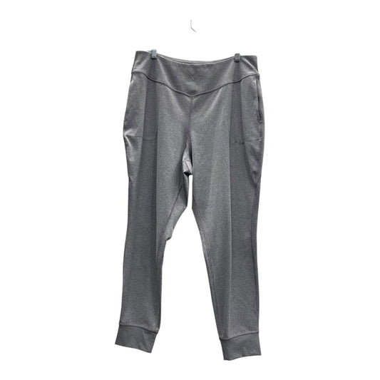 Athletic Pants By Tek Gear In Grey, Size:1X