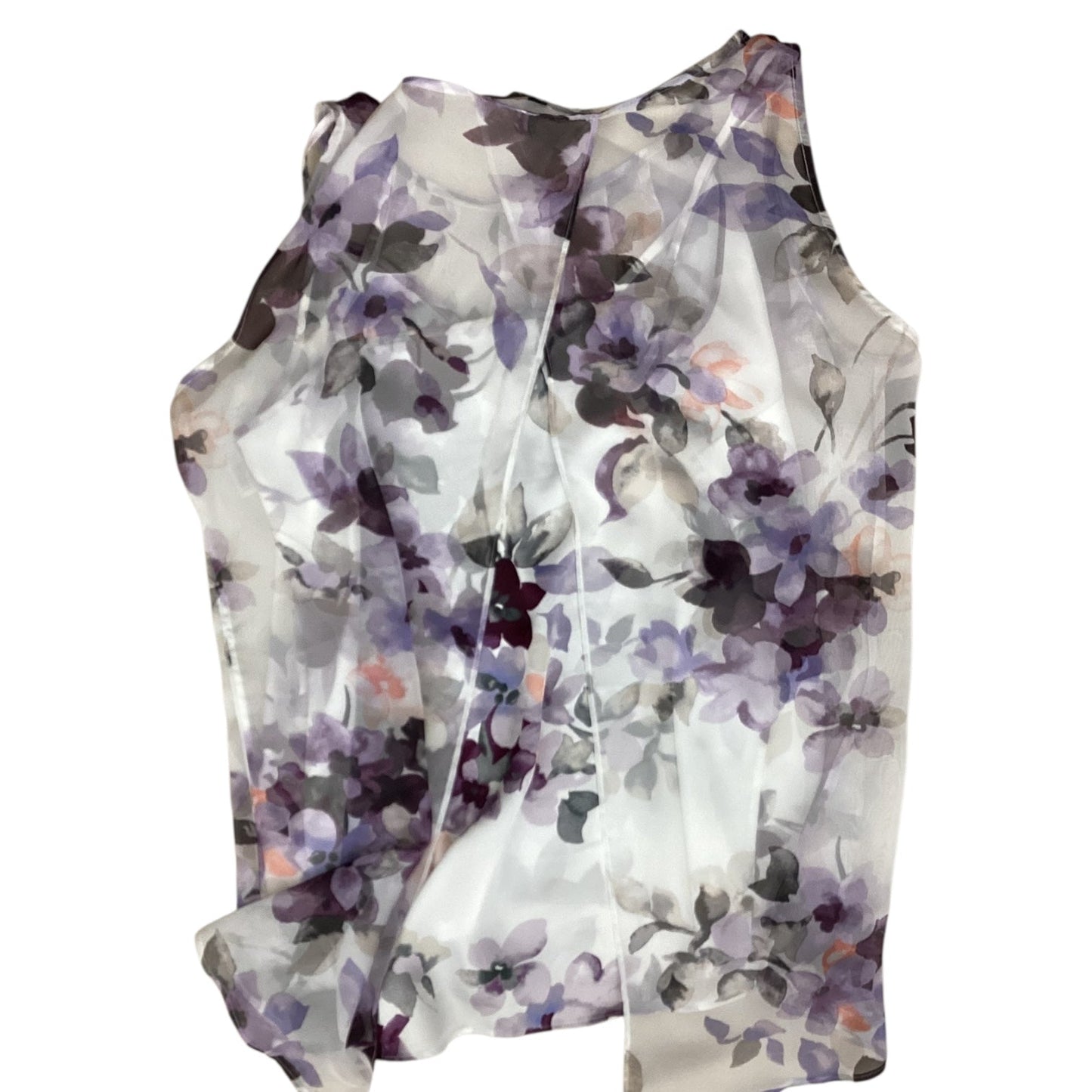 Top Sleeveless By White House Black Market In Purple, Size:S