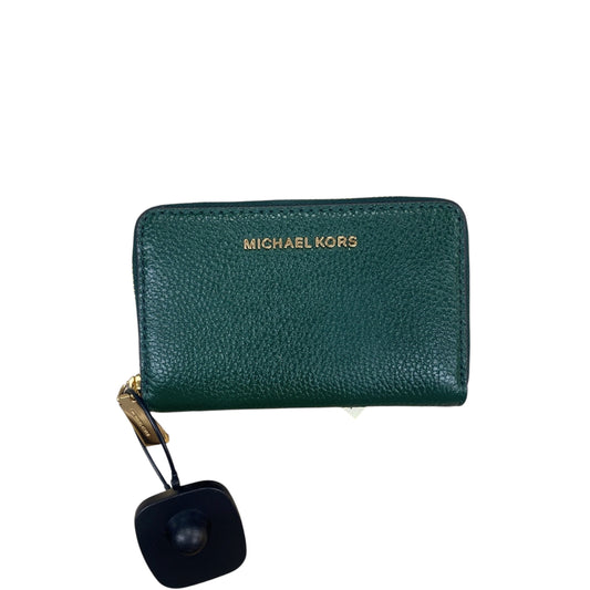 Wallet Designer By Michael Kors In Green, Size:Small