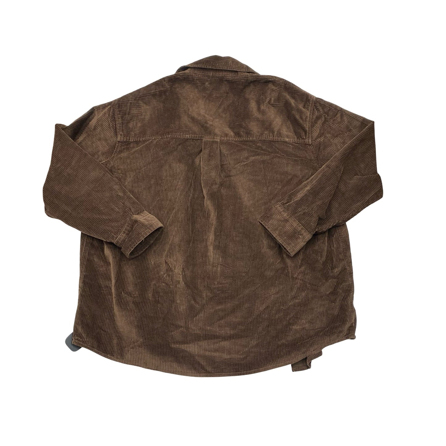 Jacket Shirt By American Eagle In Brown, Size:L