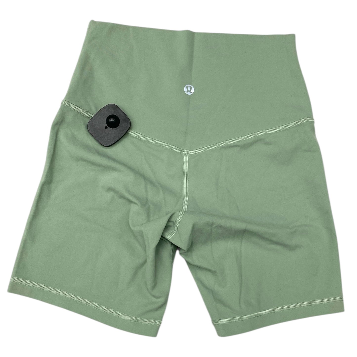 Athletic Shorts By Lululemon In Green, Size:4
