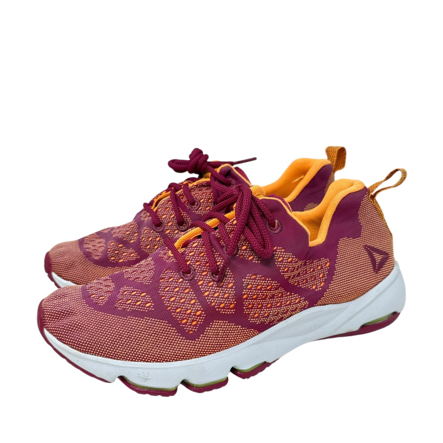 Cloudride LS DMX Walking Shoes By Reebok In Orange & Pink, Size: 9.5