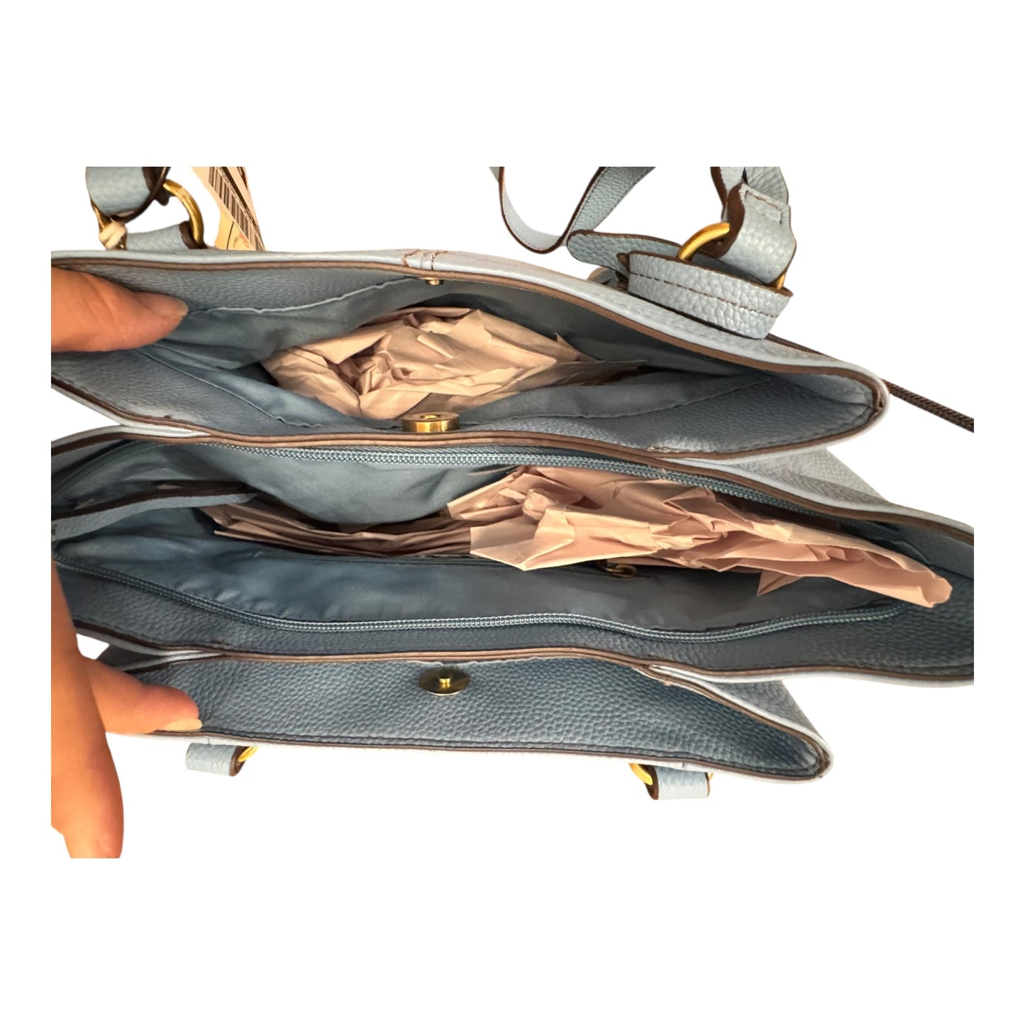 Handbag By St Johns Bay In Blue, Size:Medium