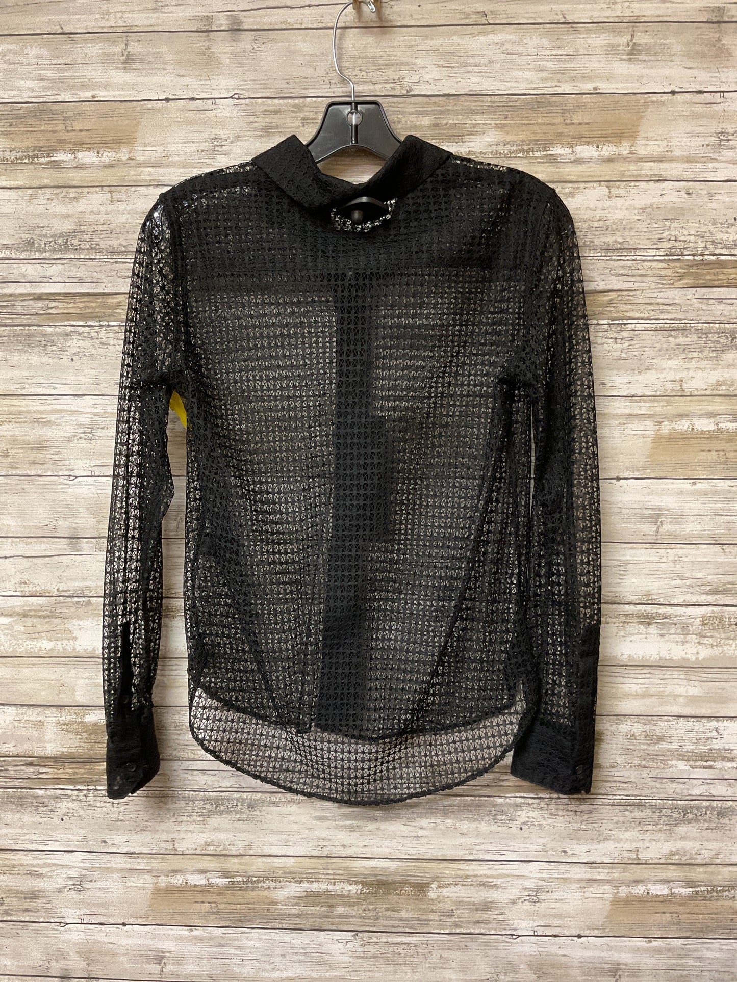 Blouse Ls By Nili Lotan In Black, Size:Xs