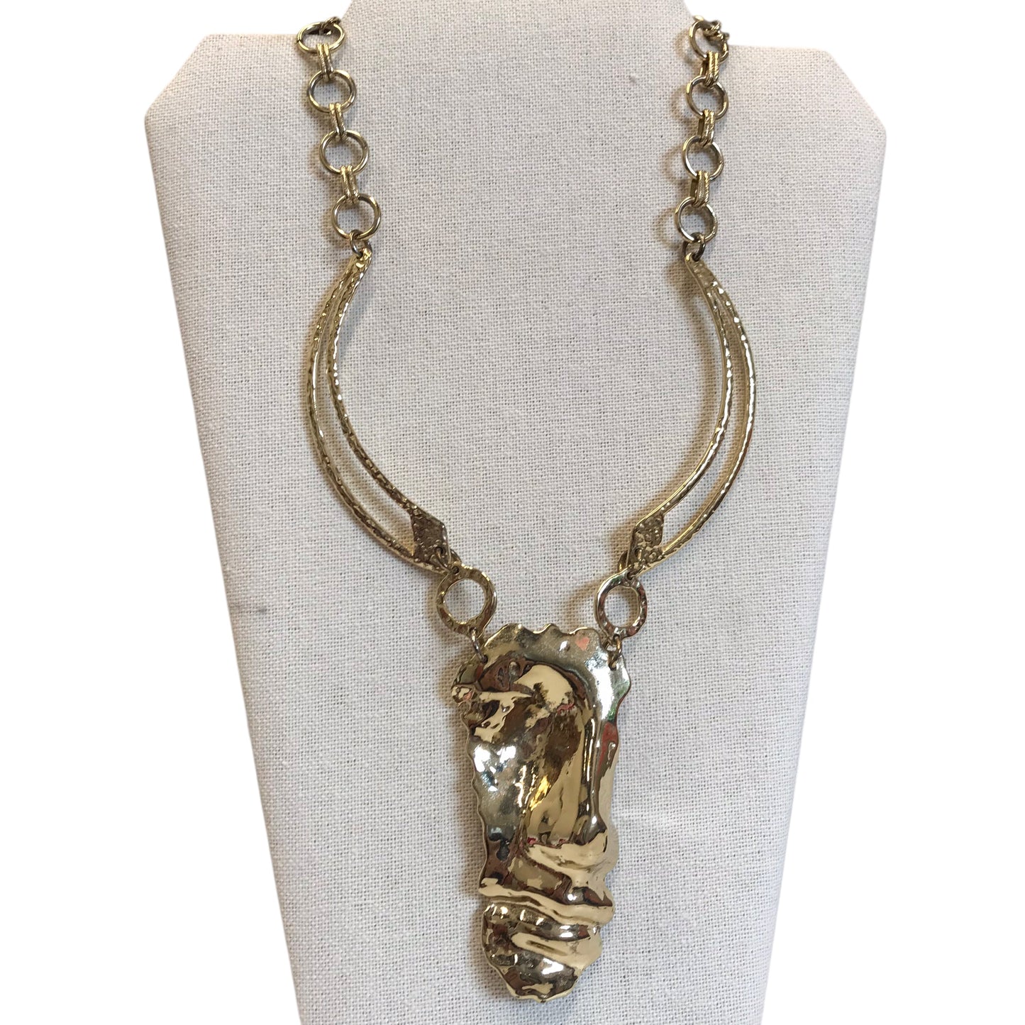 Necklace Statement In Gold