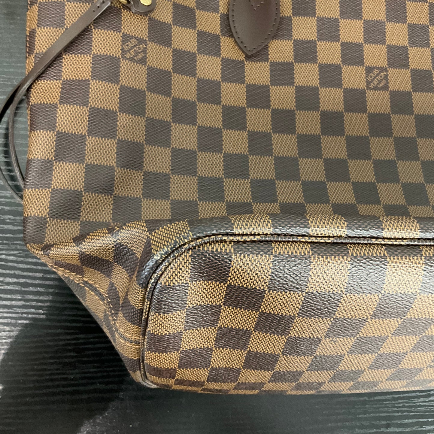 2009 Neverfull MM By Louis Vuitton In Damier Ebene, Size: MM