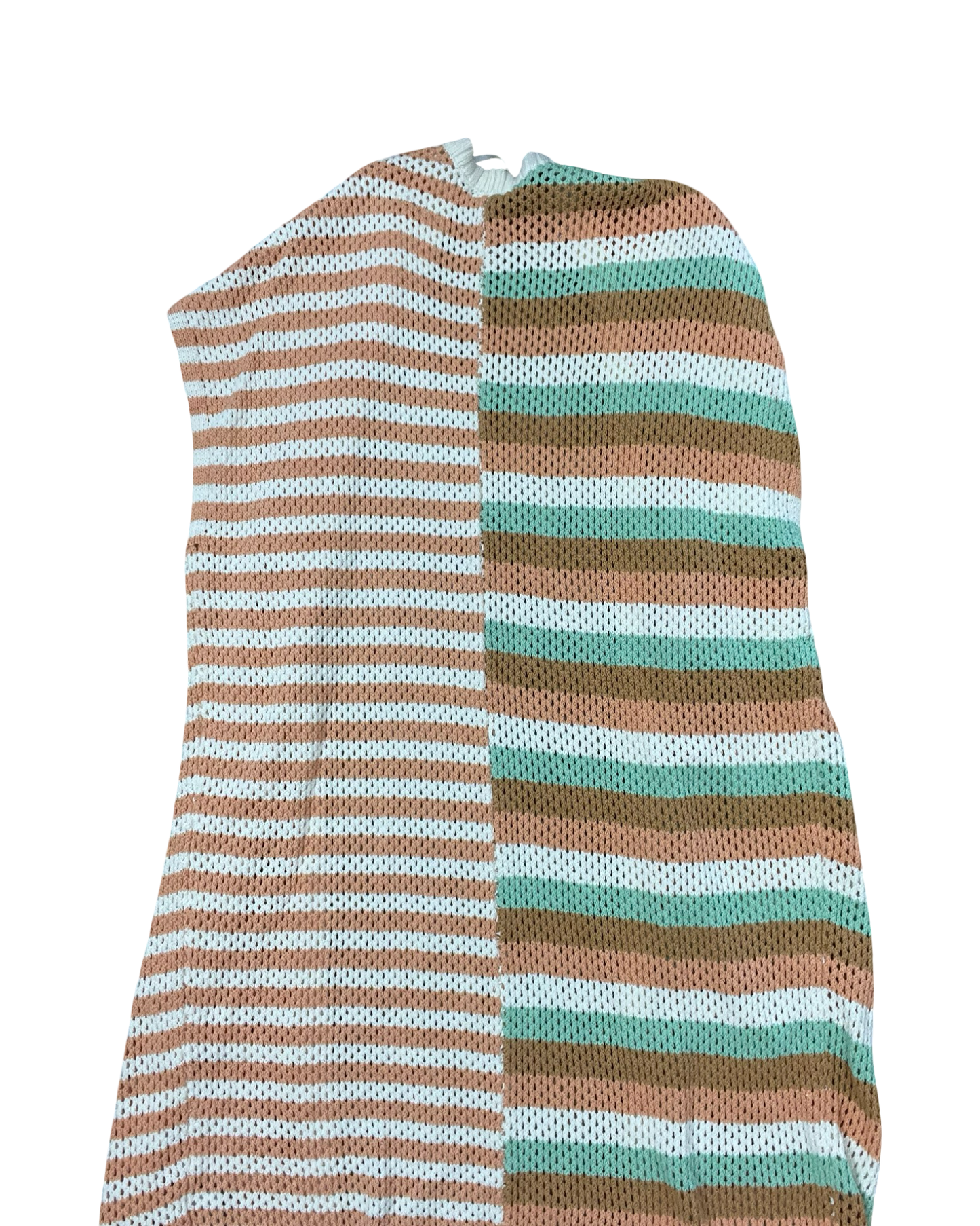 Sweater Cardigan By Torrid In Cream & Orange, Size:1X
