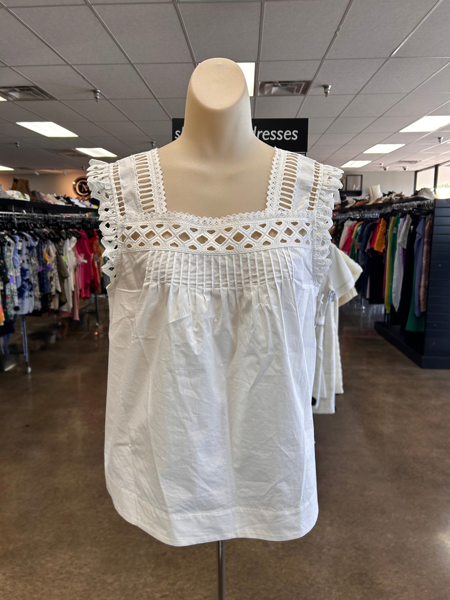 Top Sleeveless By Tuckernuck In White, Size:S