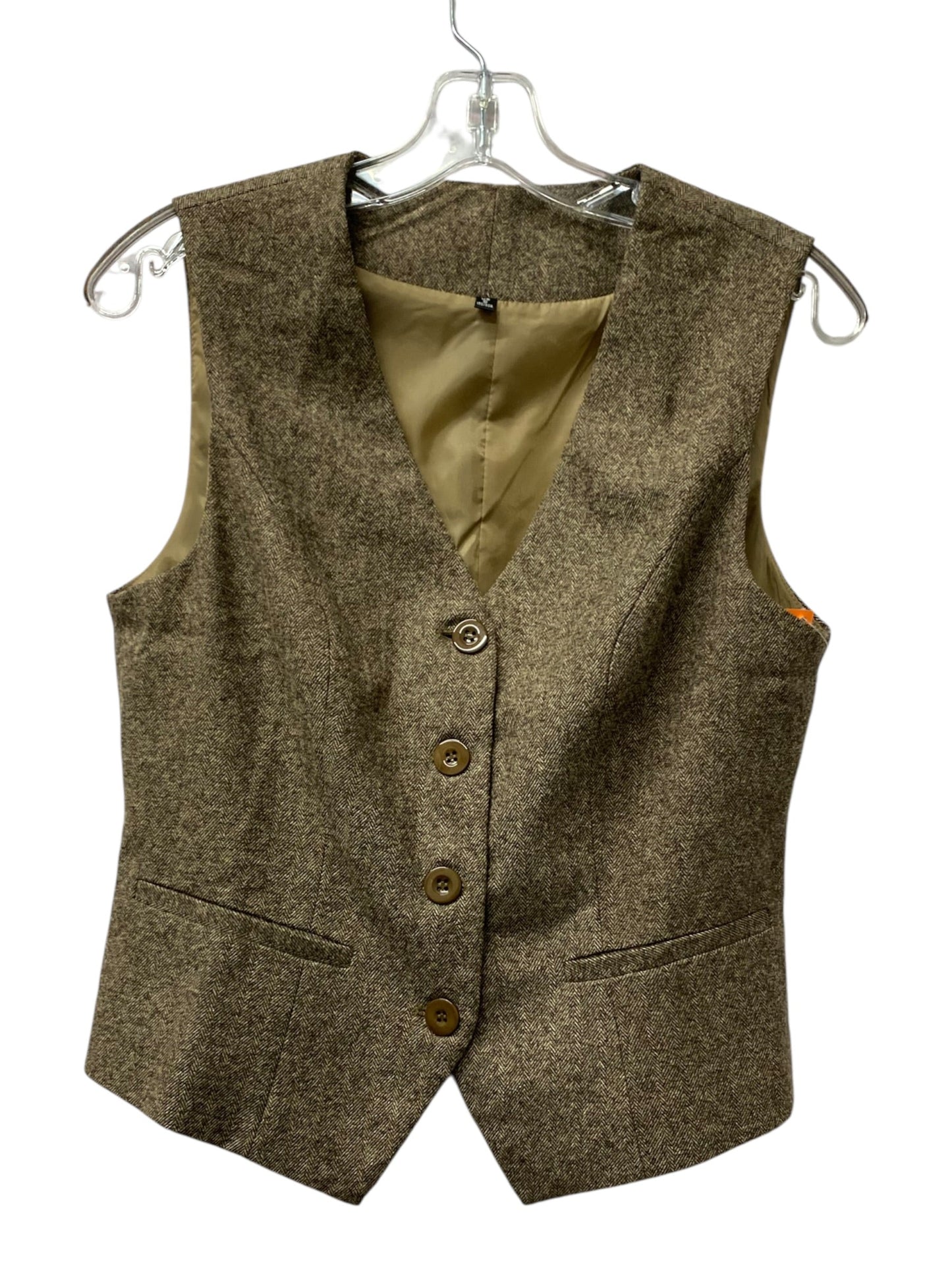 Vest Other In Brown, Size:S