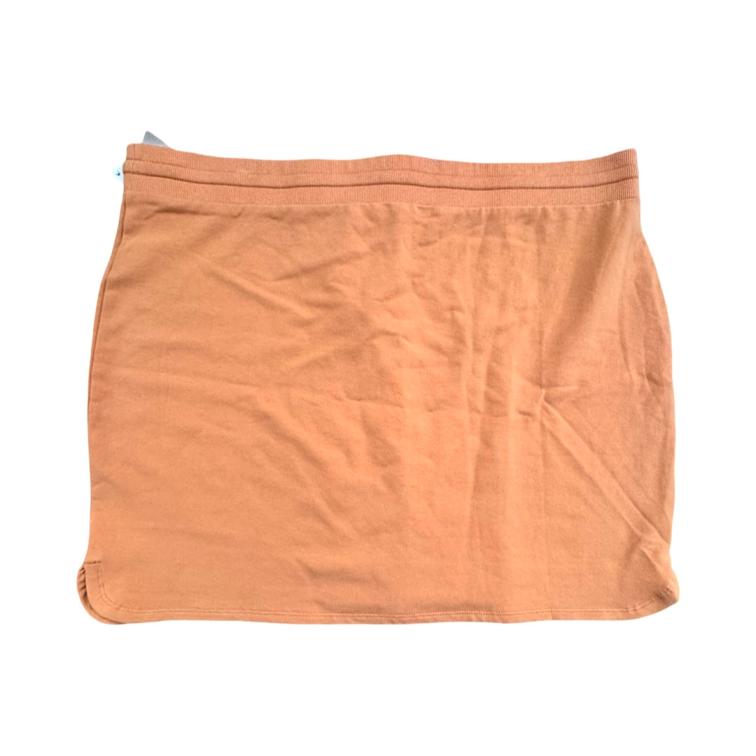 Skirt Midi By Daily Ritual In Orange, Size:Xl