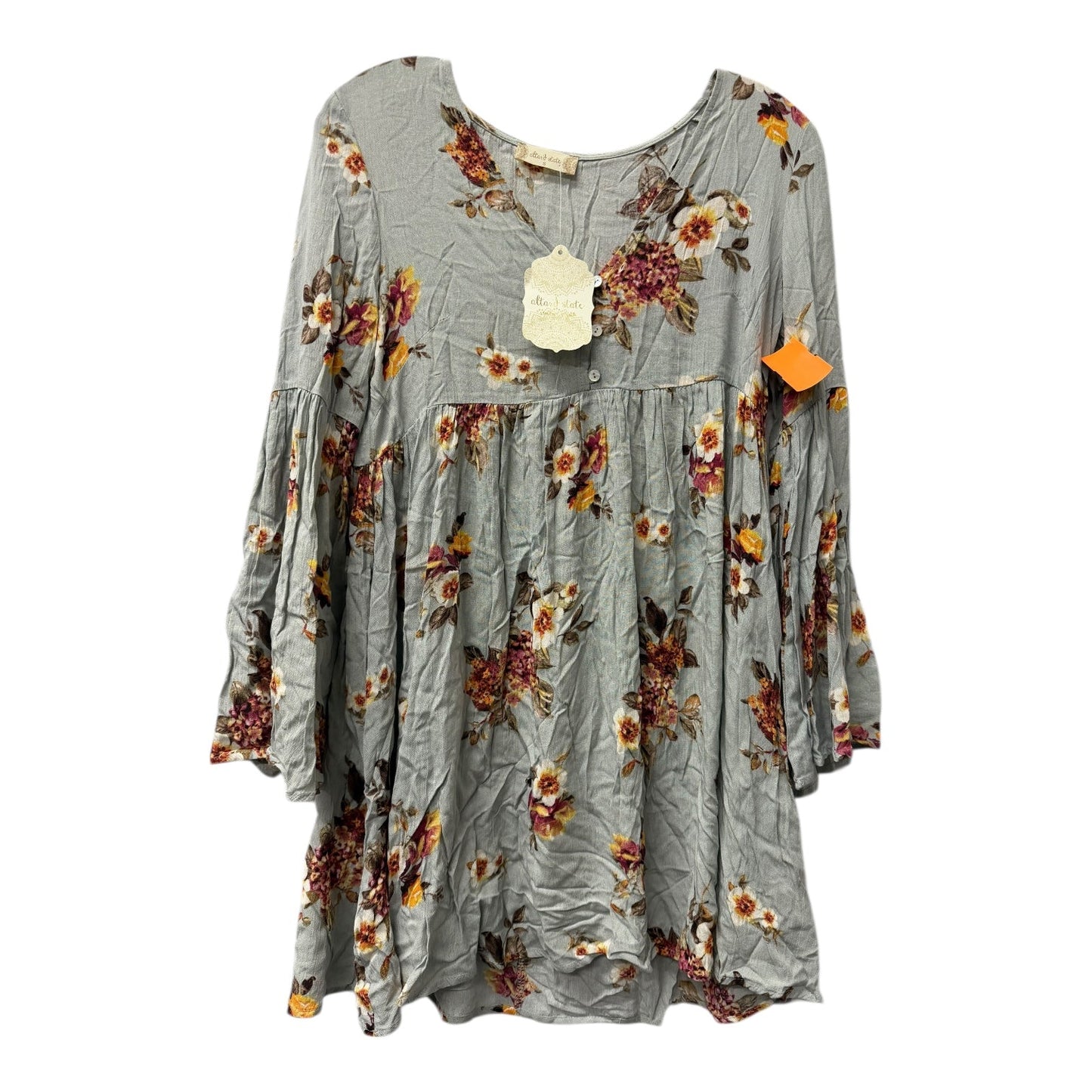 Top Ls By Altard State In Grey & Orange, Size:S