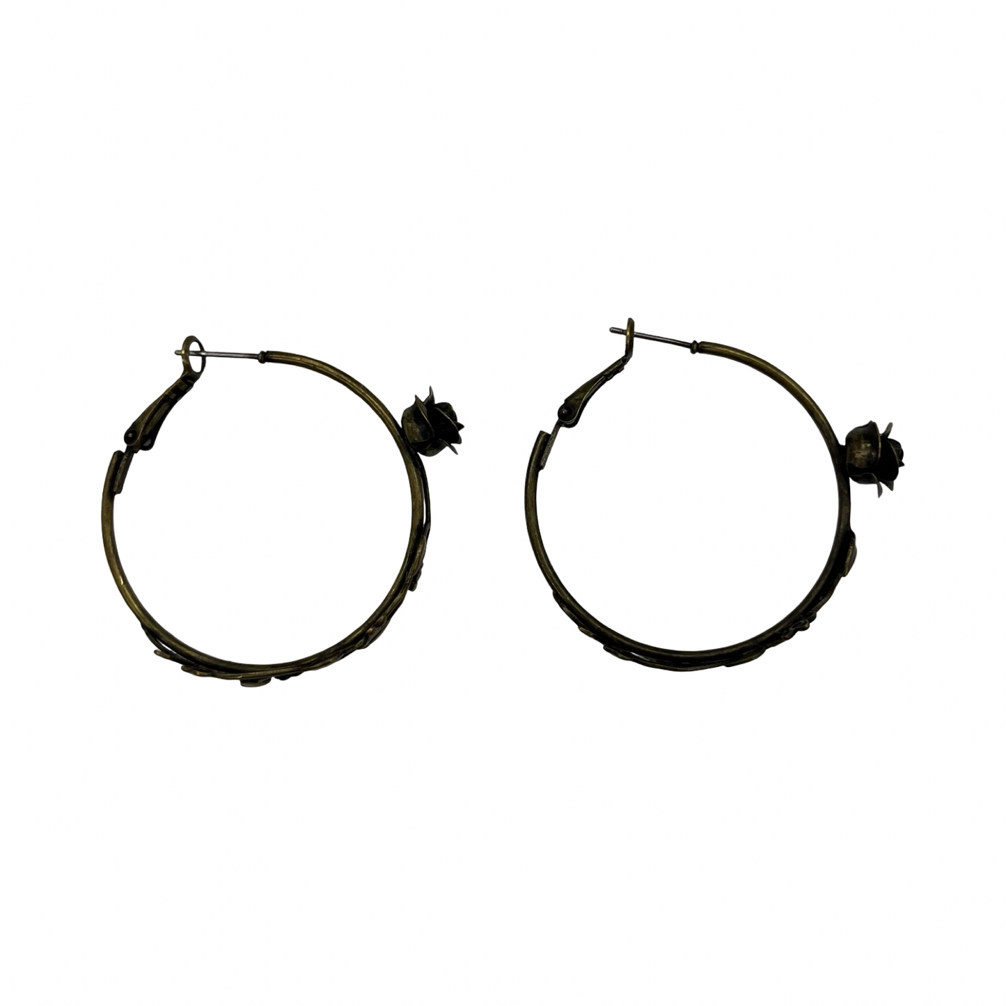 Earrings Hoop By Clothes Mentor In Gold