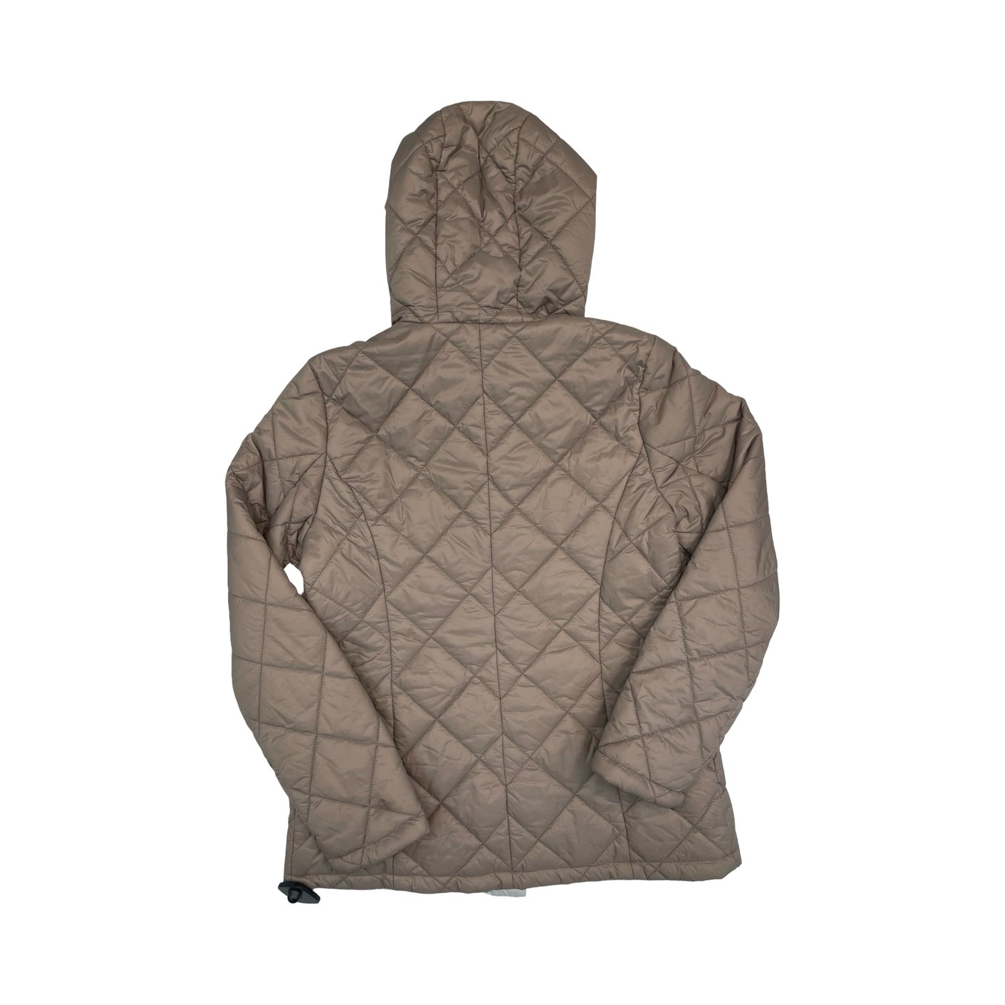 Coat Puffer & Quilted By Dennis Basso Qvc In Brown, Size:Xs