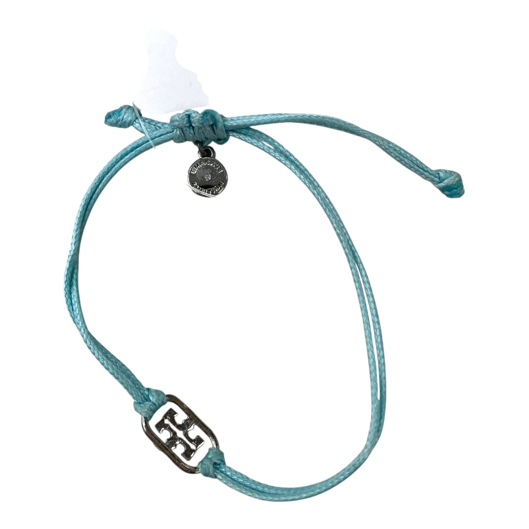 Bracelet Designer By Tory Burch In Blue & Silver