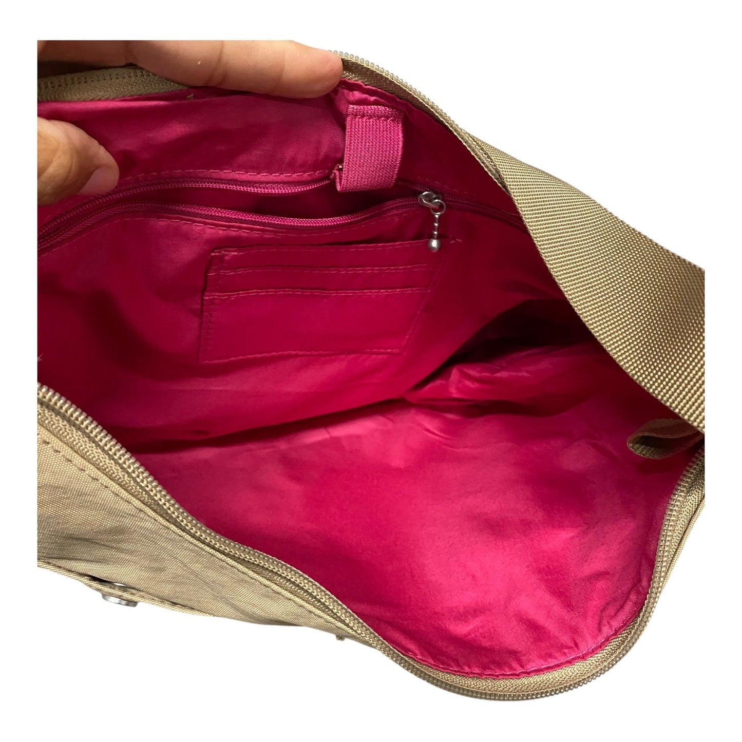 Crossbody By Baggallini In Tan, Size:Medium