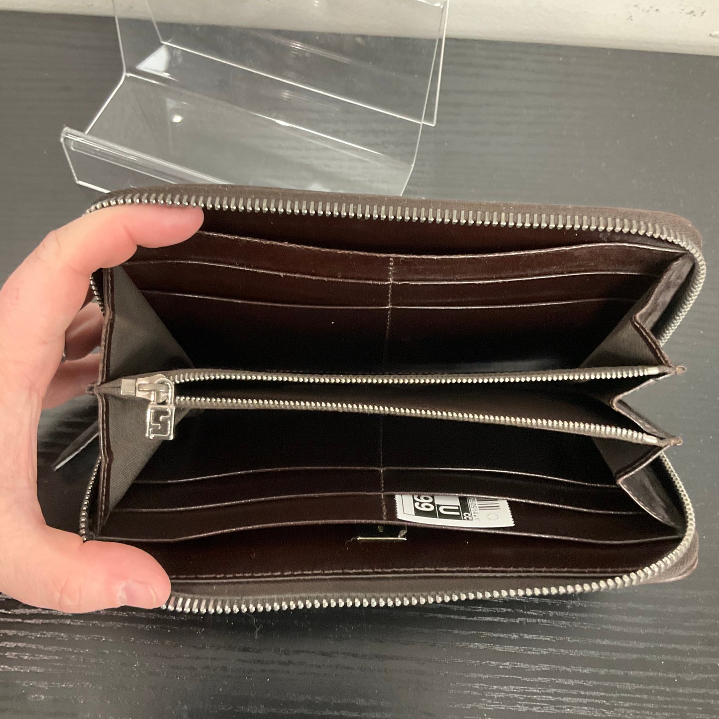 Wallet Luxury Designer By Fendi In Brown, Size:Medium