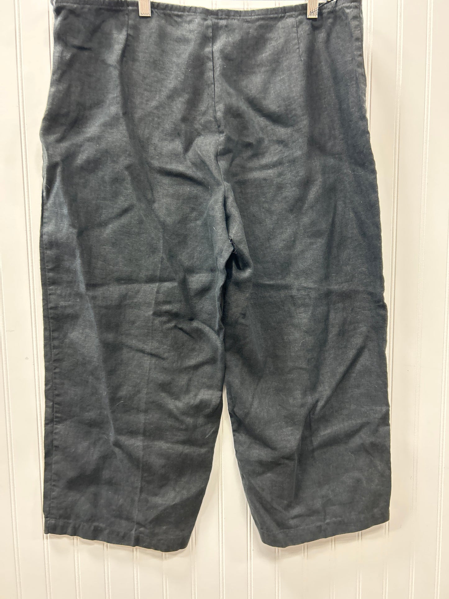 Capris By Eileen Fisher In Black, Size:18