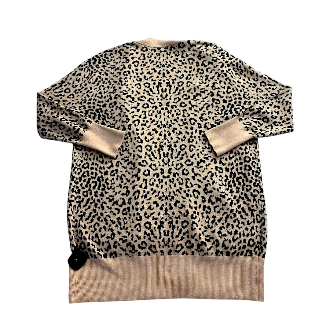 Sweater Cardigan By J. Crew In Animal Print, Size:S