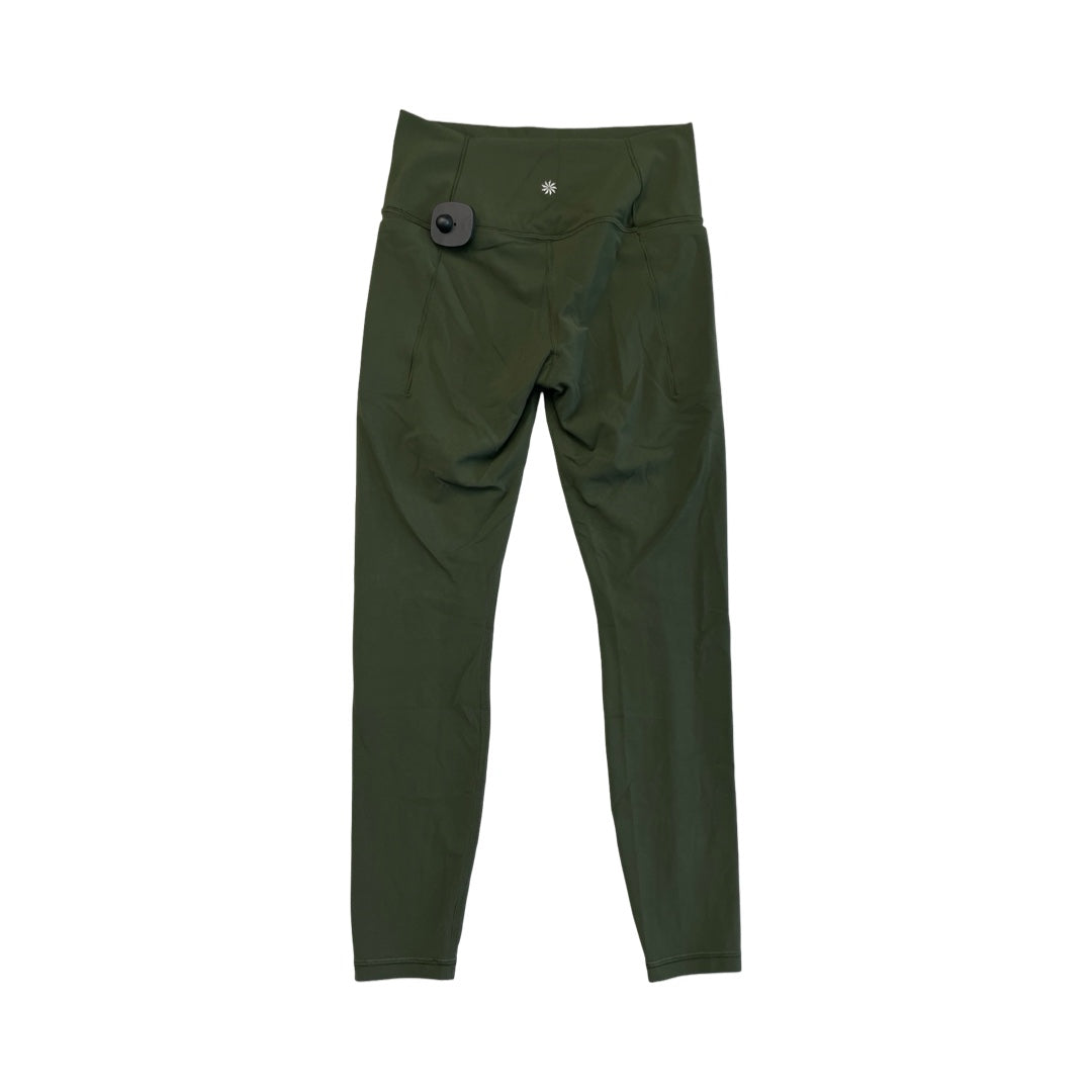 Athletic Leggings By Athleta In Green, Size:M