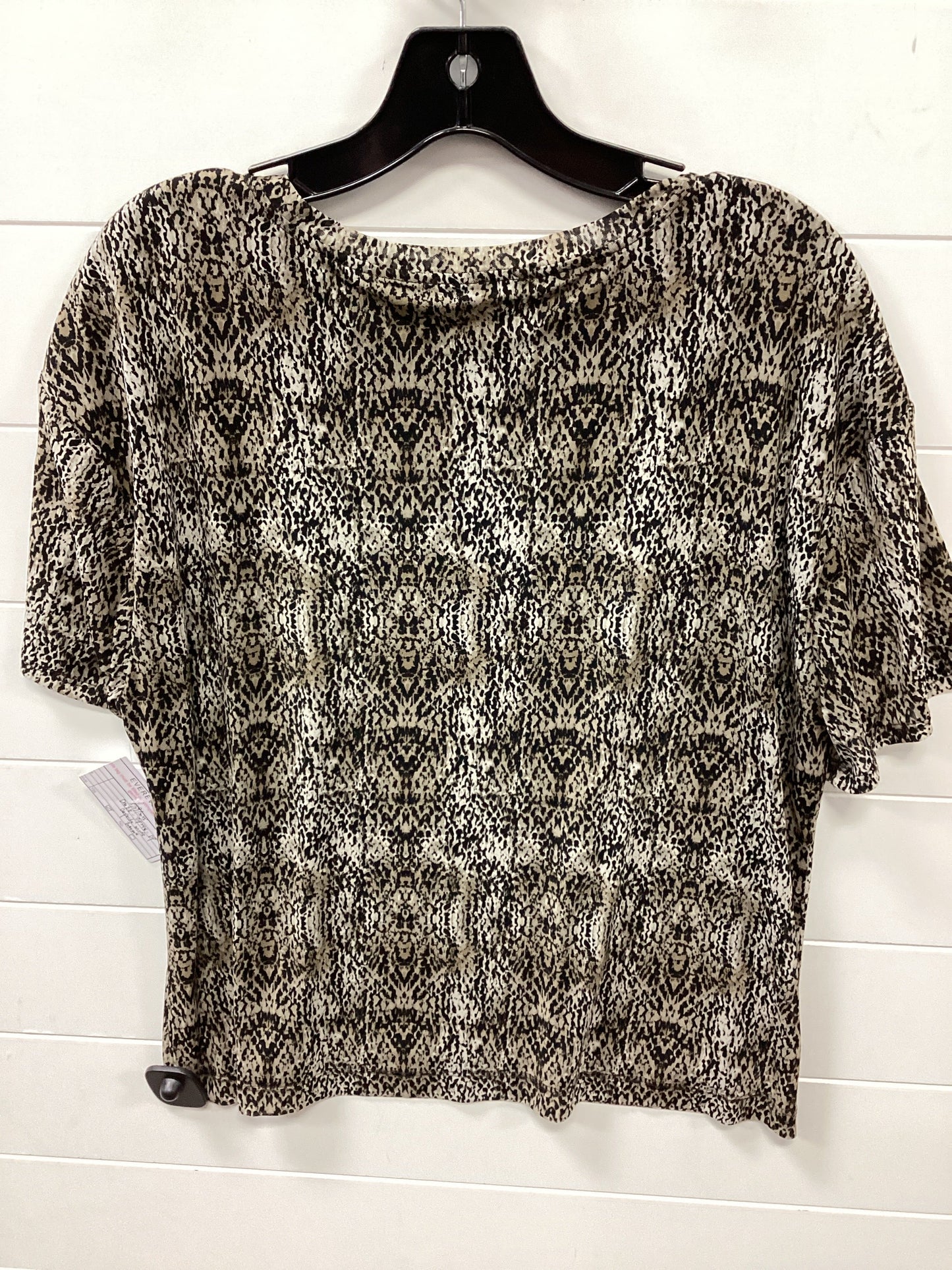 Top Ss By Evereve In Animal Print, Size:L