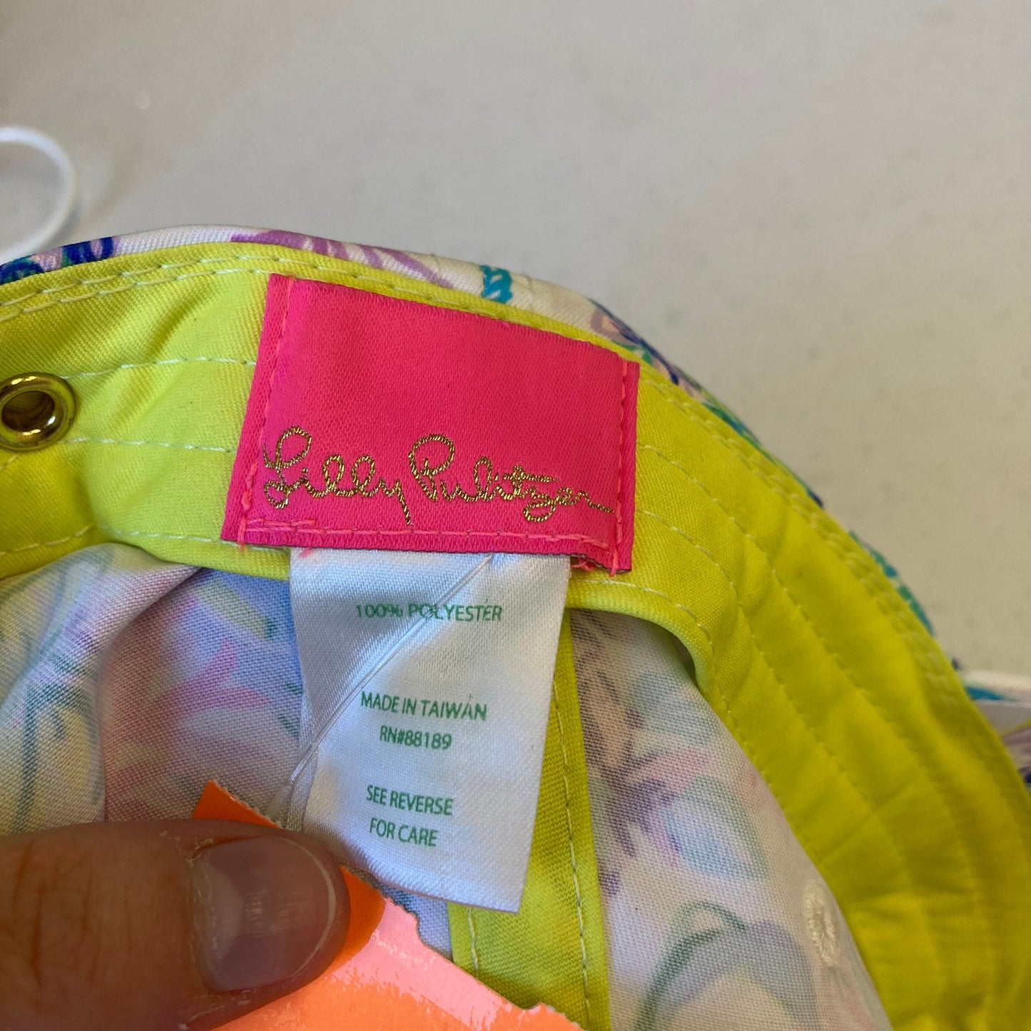 Hat Designer By Lilly Pulitzer In Blue & Green