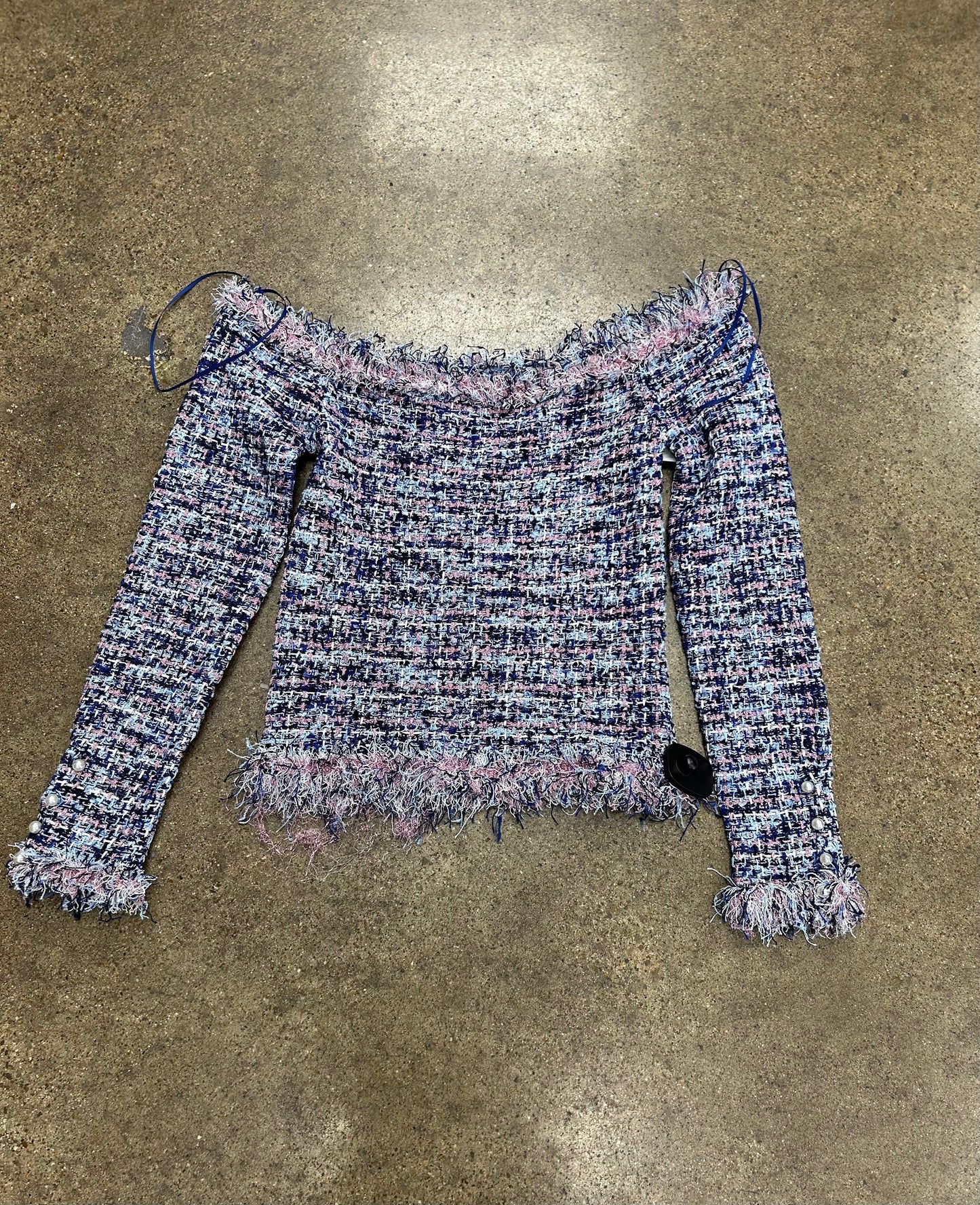 Top Ls By Zara In Blue & Pink, Size:M