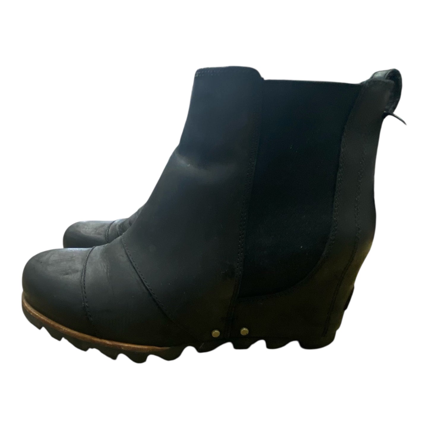 Boots Ankle Flats By Sorel In Black, Size:8