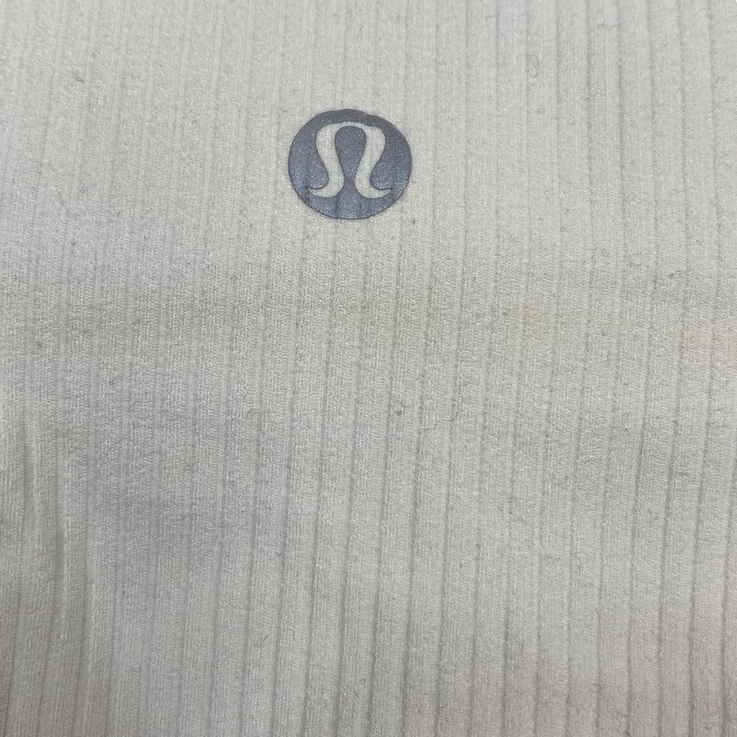 Athletic Tank Top By Lululemon In Beige, Size:S